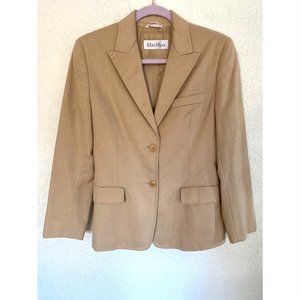 MaxMara Camel Hair Blazer